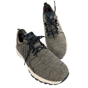 Skechers Air Cooled Memory Foam Mens Size 13M Taupe Casual Comfort Tie Shoes